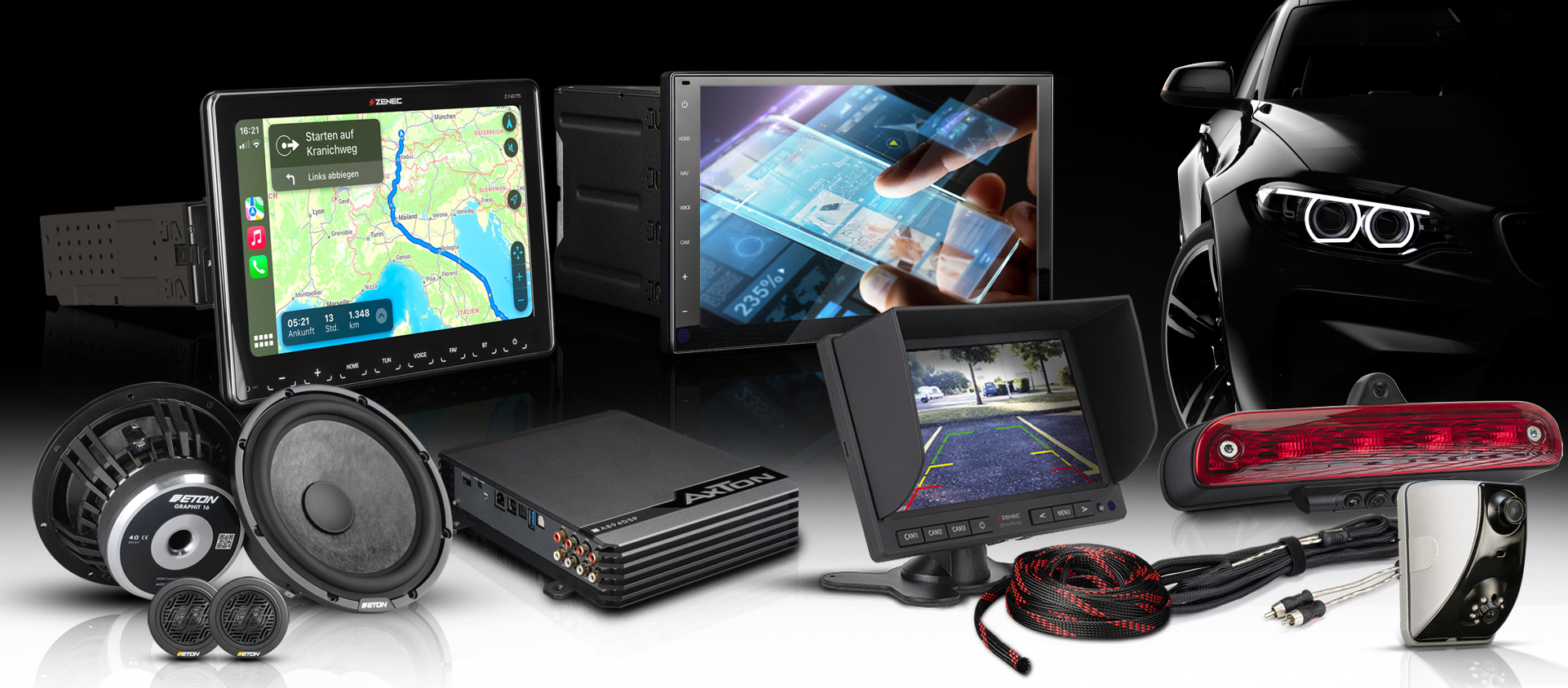 ACR – Marken für Multimediasysteme, Navigationen, Car Audio und Zubehör